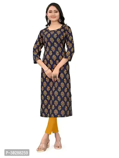 Fancy Polycotton Kurtas For Women-thumb0