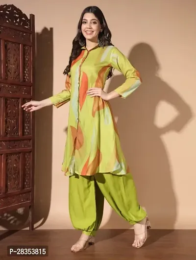 Ethnic Elegance: Stylish Kurta with Patiyala Set-thumb2