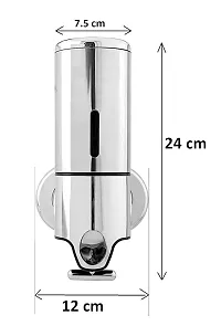 Metro Tree Abs Plastic Wall Mounted Soap Dispenser 450ml x 1-thumb1