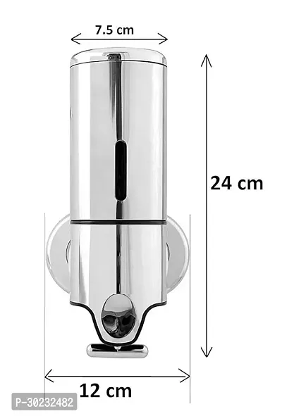 Metro Tree Abs Plastic Wall Mounted Soap Dispenser 450ml x 1-thumb2