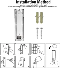 Metro Tree Wall Mount Transparent Liquid Soap Dispenser 400ml x 2-thumb3