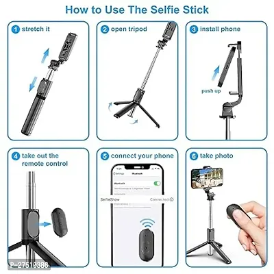 XT-02 Mobile Stand With Selfie StickTripod-thumb2