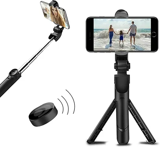 XT-02 Selfie Stick With Tripod Stand,Pack of 1