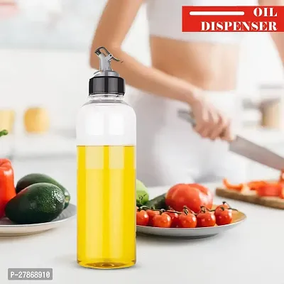 Oil Dispenser 1 Litre Cooking Oil Dispenser Bottle Oil Container Kitchen Accessories Items Kitchen Tools (PACK-OF-1-1000ML)