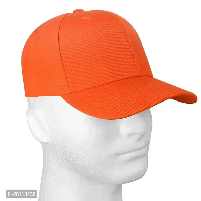 Plain Baseball Sport Cap Men's Baseball Head Hat Stylish All Sports Caps with Adjustable Strap Pack of 1