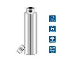 1Litre Water Bottle, Stainless Steel Fridge Water Bottle Set 1Litre (Pack of 1)-thumb1