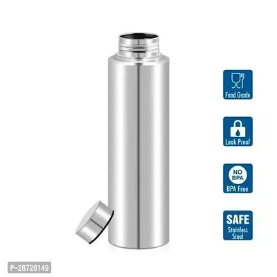 1Litre Water Bottle, Stainless Steel Fridge Water Bottle Set 1Litre (Pack of 1)-thumb2