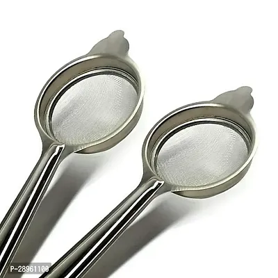 Stainless Steel Tea Strainer for Kitchen, Strainer Stainless Steel, 2 Pieces, Silver