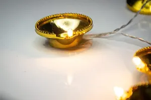 Golden Diya String Light for all festival (Plastic)-thumb1