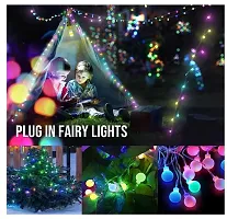 Milky Ball String 14 Pixel LED Fairy Lights for Home Decoration multicolor-thumb2