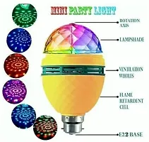 360 Degree LED Crystal Rotating Bulb Magic Disco LED Light,Multicolor-thumb1