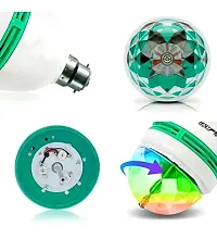 360 Degree LED Crystal Rotating Bulb Magic Disco LED Light,Multicolor-thumb2