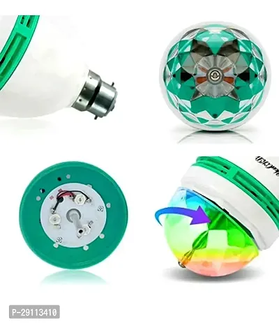 360 Degree LED Crystal Rotating Bulb Magic Disco LED Light,Multicolor-thumb3