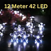 42 LED Silicone Flower String Lights Cherry Blossom-thumb1