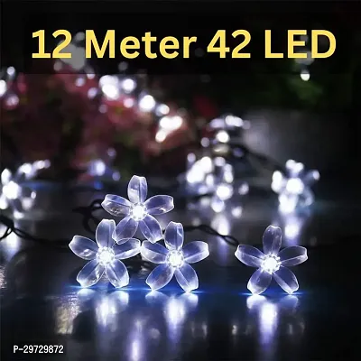 42 LED Silicone Flower String Lights Cherry Blossom-thumb2