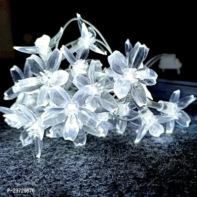 42 LED Silicone Flower String Lights Cherry Blossom