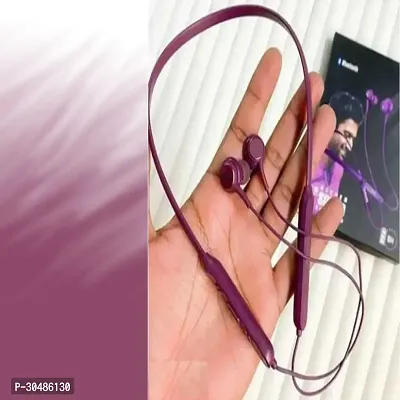 Modern Bluetooth Wireless Neckband  With Microphone-thumb0