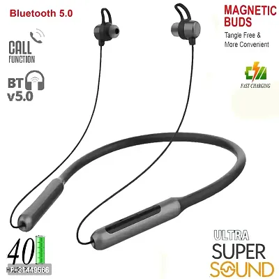 Fire-400 Pro 40 Hours Playtime Bluetooth Neckband-thumb0