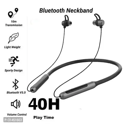 Fire-400 Pro 40 Hours Playtime Bluetooth Neckband-thumb0