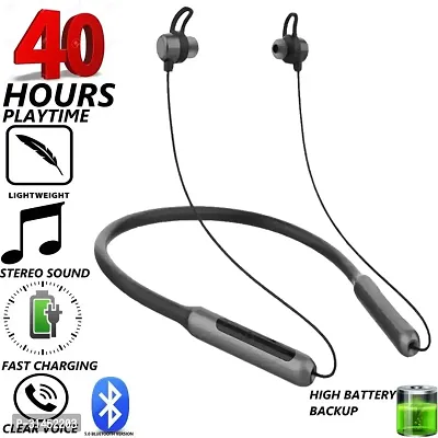 Fire-400 Pro 40 Hours Playtime Bluetooth Neckband-thumb0