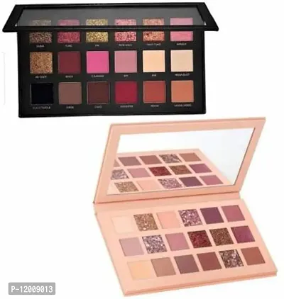 ROSE GOLD MULTICOLOR MAKEUP KIT WITH NUDE MULTICOLOR EYESHADOW PALLETE-thumb0