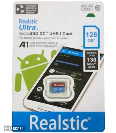 REALSTIC microSDXC Ultra Card 128GB, 130MB/s BEST QUALITY PRODUCT AND GOOD WORING DATA IS SAFE-thumb2