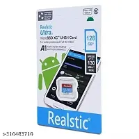 Realstic_Ultra 128 GB MicroSD Card Class 10 130 MB/s Memory Card-thumb1