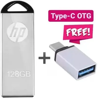 HP GNS v220w 128 GB Pen Drive  (Silver)