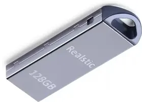 Realstic USB 220w 128 GB Pen Drive  (Silver)-thumb1