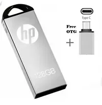 HP v220m 128 GB Pen Drive  (Grey)-thumb1