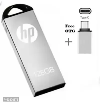 HP v220m 128 GB Pen Drive  (Grey)-thumb2