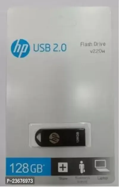 HP V220WGB 128 GB Pen Drive  (Silver)