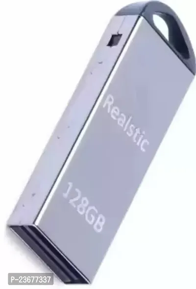Realstic V220W 128GB High-Speed USB Flash Drive 128 GB Pen Drive  (Silver)