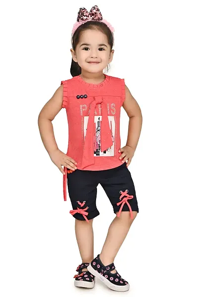 M.S Dresses Baby Girls Casual Top Shorts and pant