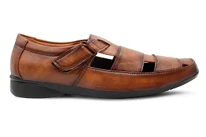 Brown Formal Sandals For Men-thumb1