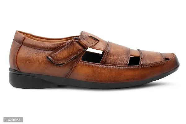Brown Formal Sandals For Men-thumb2