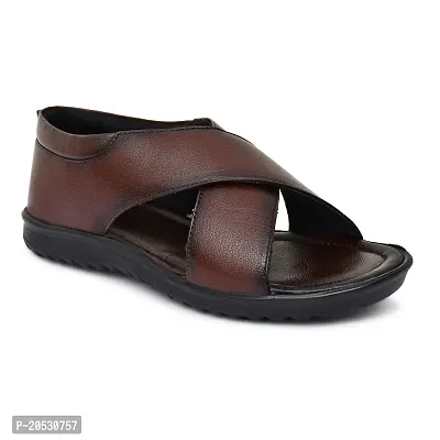 Buy Brown Roman Sandals For Men (KDB-2385079)