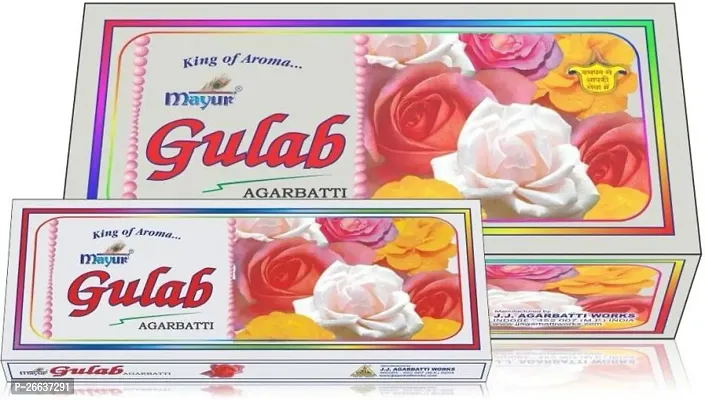 Classic Gulab Agarbatti Gulab,130 Set Of 6-thumb0