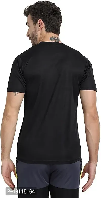 THE YOUTH MANTRA Men's Dri-Fit Round Neck T-Shirt Combo - Pack of 3-thumb3