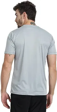 THE YOUTH MANTRA Men's Dri-Fit Polyester Round Neck Half Sleeves T-Shirt Combo - Set of 3-thumb4