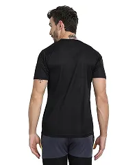 THE YOUTH MANTRA Men's Dri-Fit Polyester Round Neck Half Sleeves T-Shirt // Yoga T Shirt // Regular Fit Sports T-Shirt // Running T-Shirt // Gym T-Shirt // Regular fit (Large, Multicolored-5)-thumb2