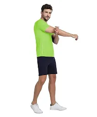 THE YOUTH MANTRA Men's Dri-Fit Polyester Round Neck Half Sleeves T-Shirt // Yoga T Shirt // Regular Fit Sports T-Shirt // Running T-Shirt // Gym T-Shirt // Regular fit (X-Large, Multicolored-4)-thumb3