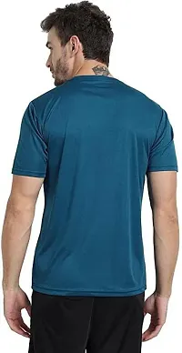 THE YOUTH MANTRA Men's Dri-Fit Polyester Round Neck Half Sleeves T-Shirt Combo - Set of 3-thumb2