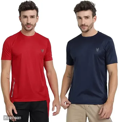 THE YOUTH MANTRA Men's Dri-Fit Round Neck Combo T-Shirt - Pack of 2