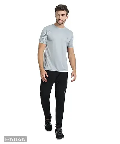 THE YOUTH MANTRA Men's Dri-Fit Polyester Round Neck Half Sleeves T-Shirt // Yoga T Shirt // Regular Fit Sports T-Shirt // Running T-Shirt // Gym T-Shirt // Regular fit (Medium, Multicolored-3)-thumb3