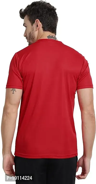 THE YOUTH MANTRA Men's Dri-Fit Polyester Round Neck Half Sleeves T-Shirt Combo - Set of 3-thumb2