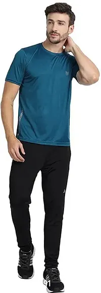 THE YOUTH MANTRA Men's Dri-Fit Polyester Round Neck Half Sleeves T-Shirt Combo - Set of 3-thumb4