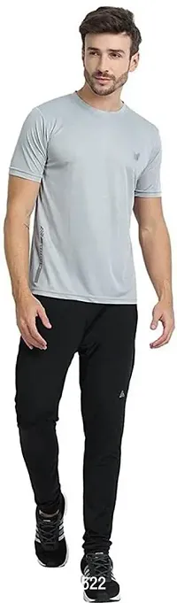 THE YOUTH MANTRA Men's Dri-Fit Polyester Round Neck Half Sleeves T-Shirt Combo - Set of 3-thumb3