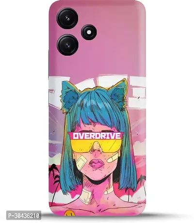 Designer Bazaar Poco M6 Pro 5G Cyberpunk Girl Edition Mobile Skin SH176