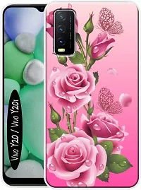 Stylish Printed Silicon Back Case Cover for Vivo Y20 Multicolor-thumb1